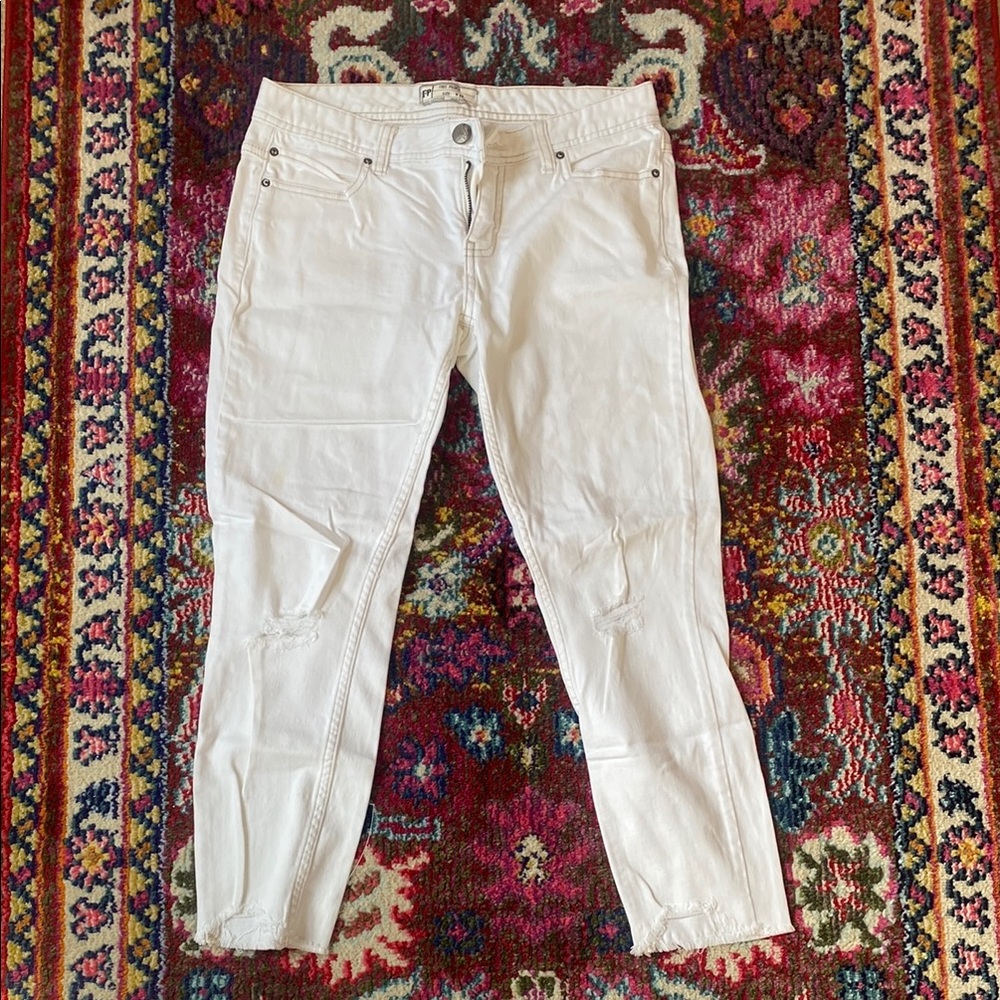 Distressed FP Skinny Jeans